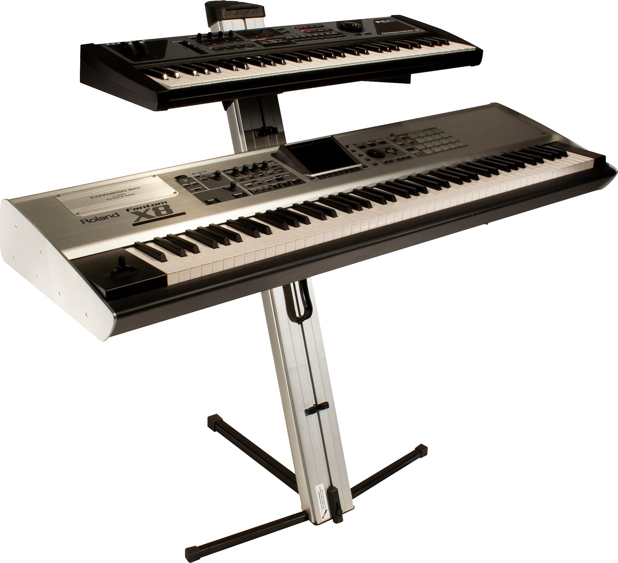 Ultimate Support AX-48 PRO APEX Keyboard Stand, Silver, Main