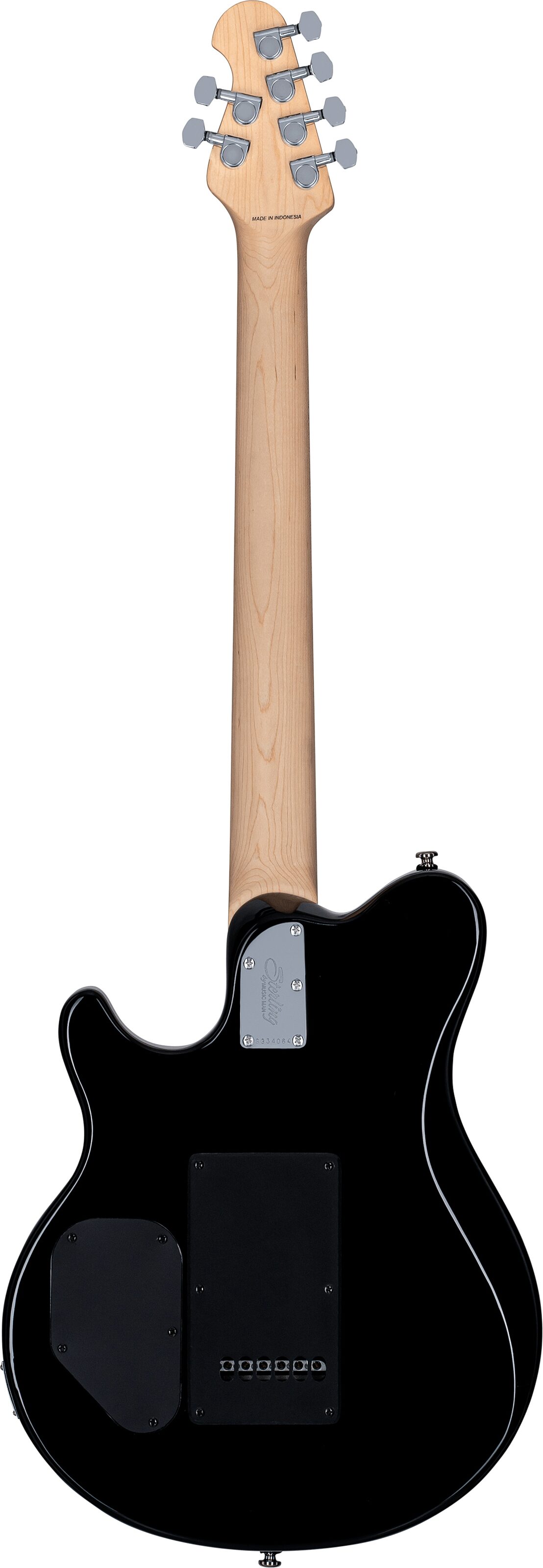 Sterling by Music Man AX3QM Axis Electric Guitar, Action Position Back