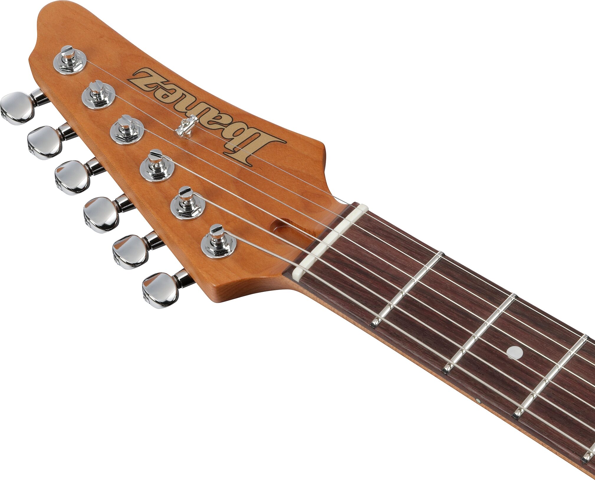 Ibanez AZ2204N Prestige Electric Guitar (with Case), Ivy Green Metallic, Action Position Back