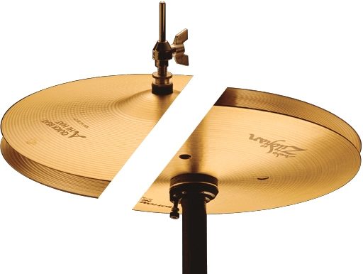 Zildjian A Quick Beat Hi-Hat, Top and Bottom View