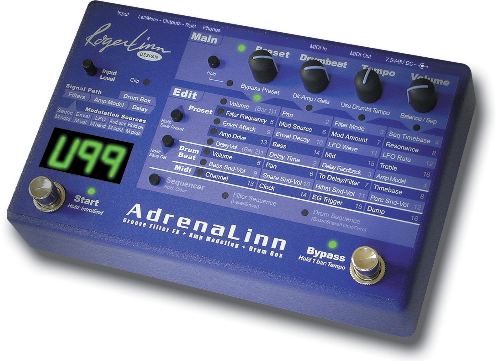 Roger Linn AdrenaLinn Guitar Effects Processor | zZounds