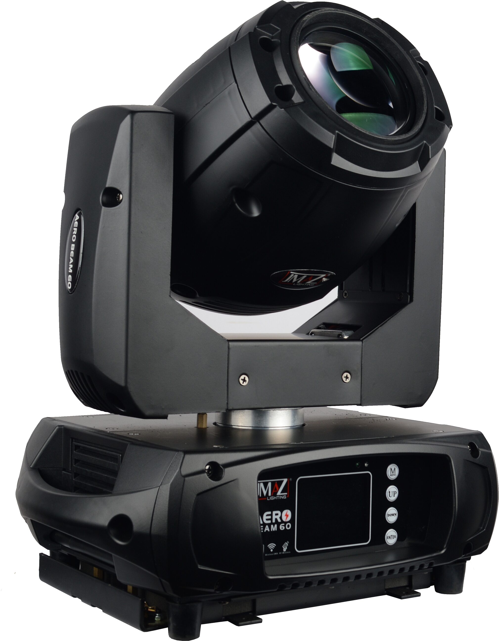 JMAZ Aero Beam 60 Battery-Powered LED Moving-Head Light, Detail Side