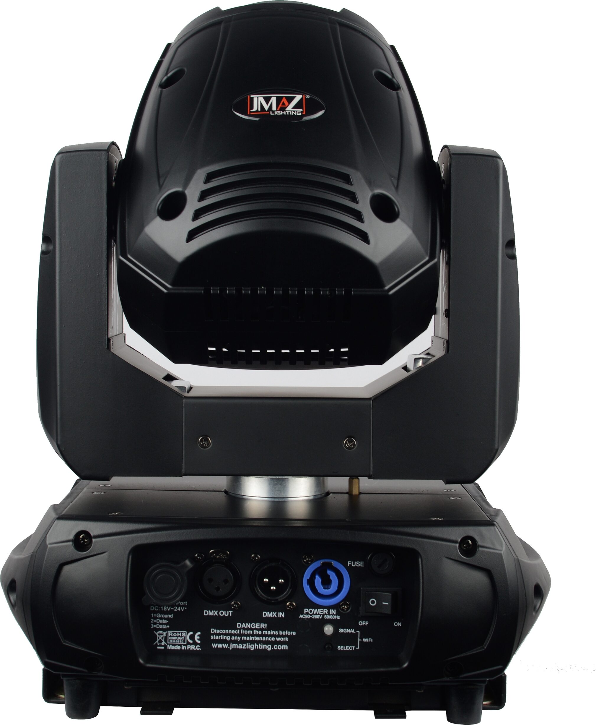 JMAZ Aero Beam 60 Battery-Powered LED Moving-Head Light, Detail Side