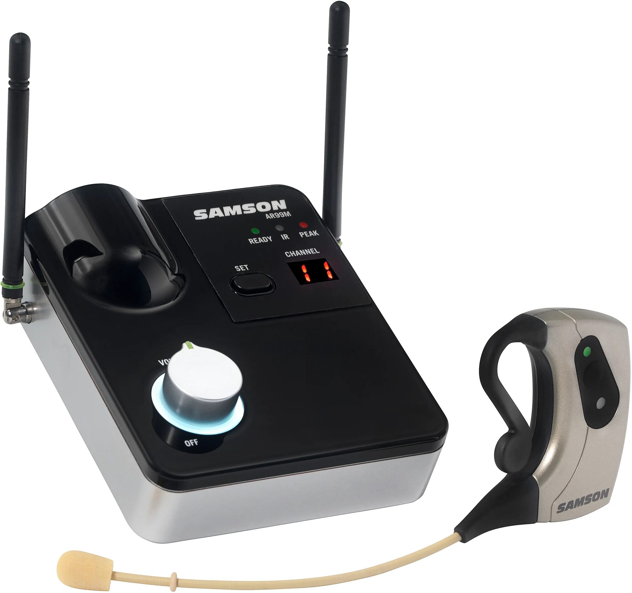 Samson AirLine Micro ESm Earset Wireless Microphone System, Band K (477-492 MHz), Main