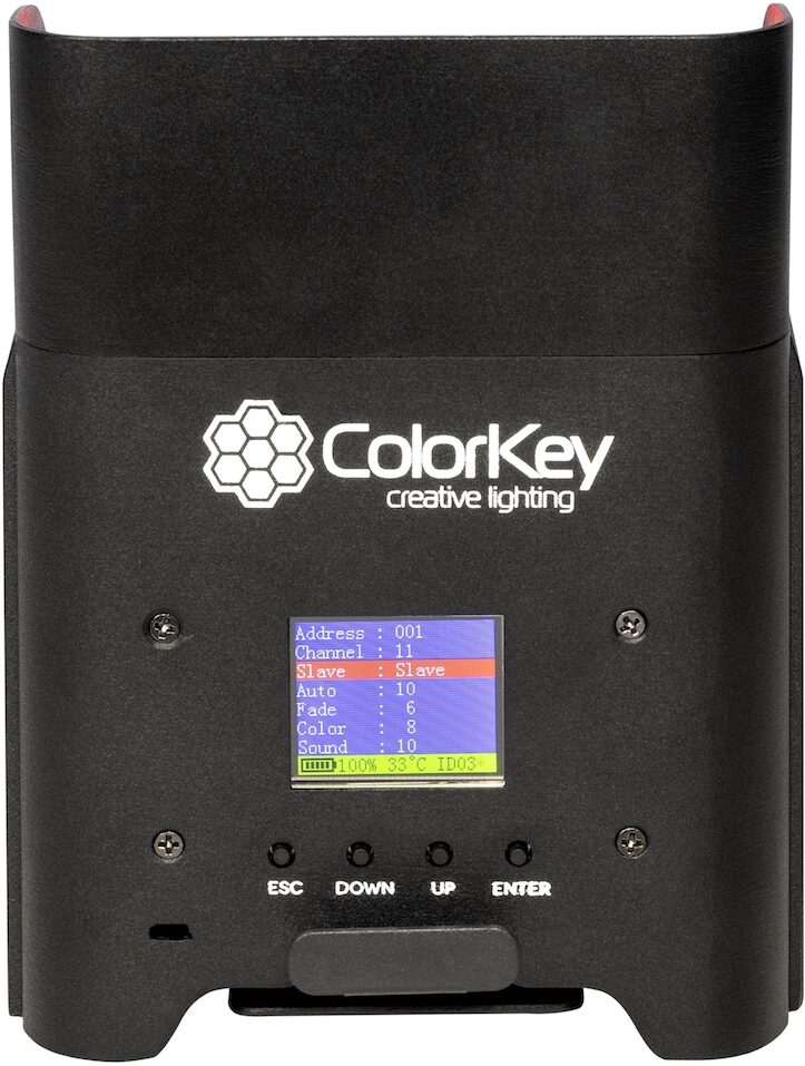 ColorKey AirPar HEX 4 Light, Action Position Back