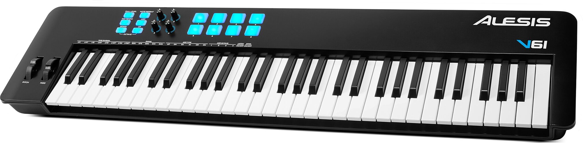 Alesis V61 MKII USB MIDI Keyboard Controller, 61-Key | zZounds