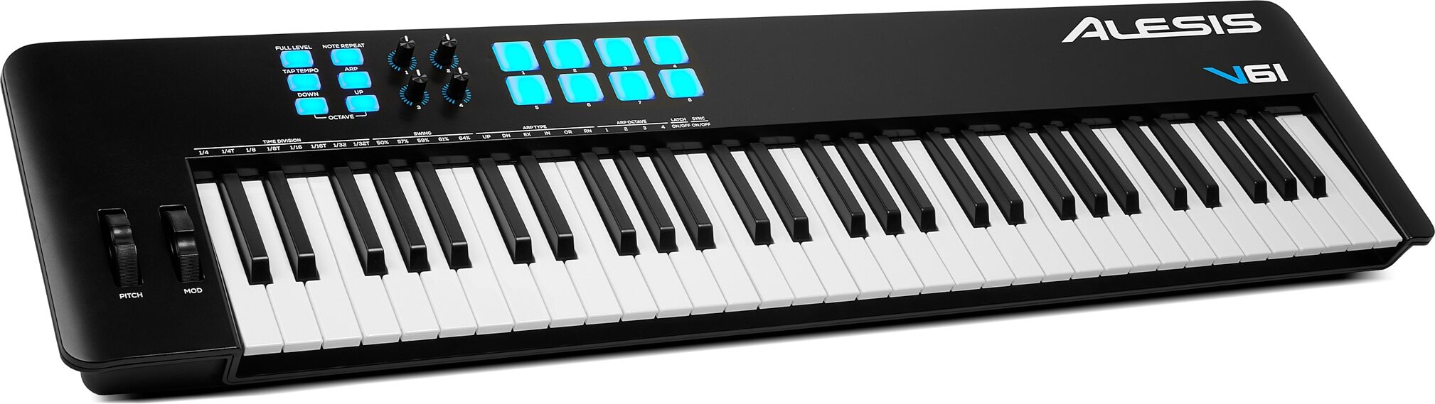 Alesis V61 MKII USB MIDI Keyboard Controller, 61-Key | zZounds