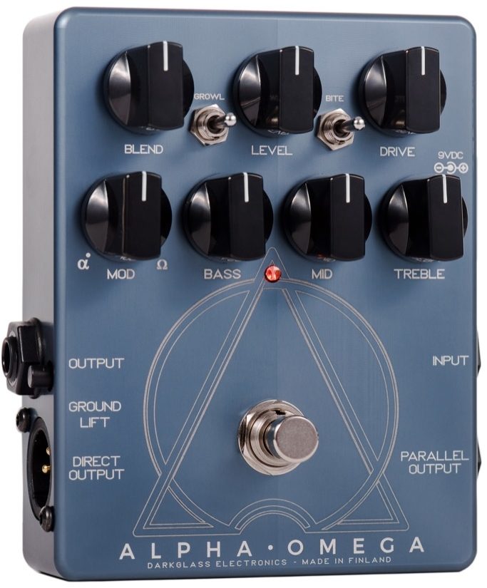 Darkglass Alpha Omega Bass Distortion and Overdrive Pedal