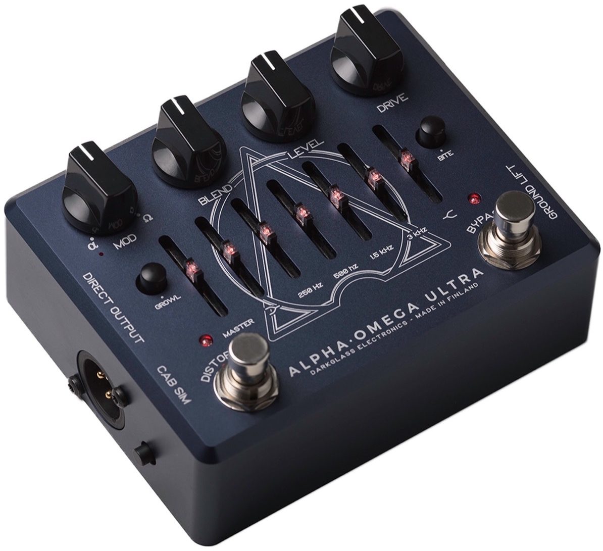 Darkglass Alpha-Omega Ultra Bass Distortion and Overdrive Pedal