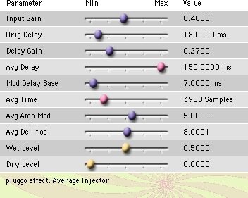 Cycling '74 Pluggo 3.1 VST MAS RTAS (Macintosh), Distortion - Average Injector