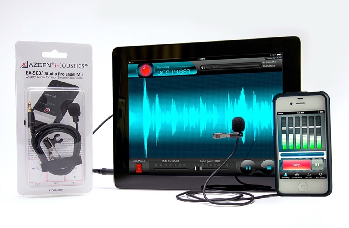 Azden EX-503i Studio Pro Lapel Microphone, Main