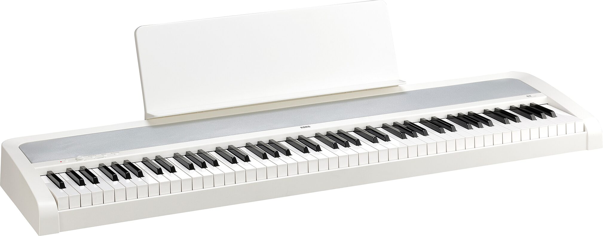 Korg B2 Digital Piano, 88-Key, White, B2WH, Action Position Back