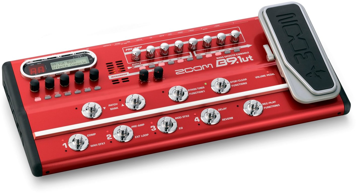 Zoom B9.1ut Multi-Effect Bass Pedal with USB Interface | zZounds