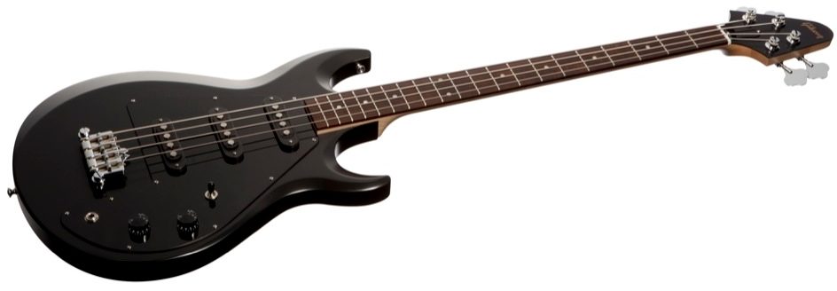 Gibson HR Grabber '70s Tribute Electric Bass (with Gig Bag), Satin Ebony Closeup