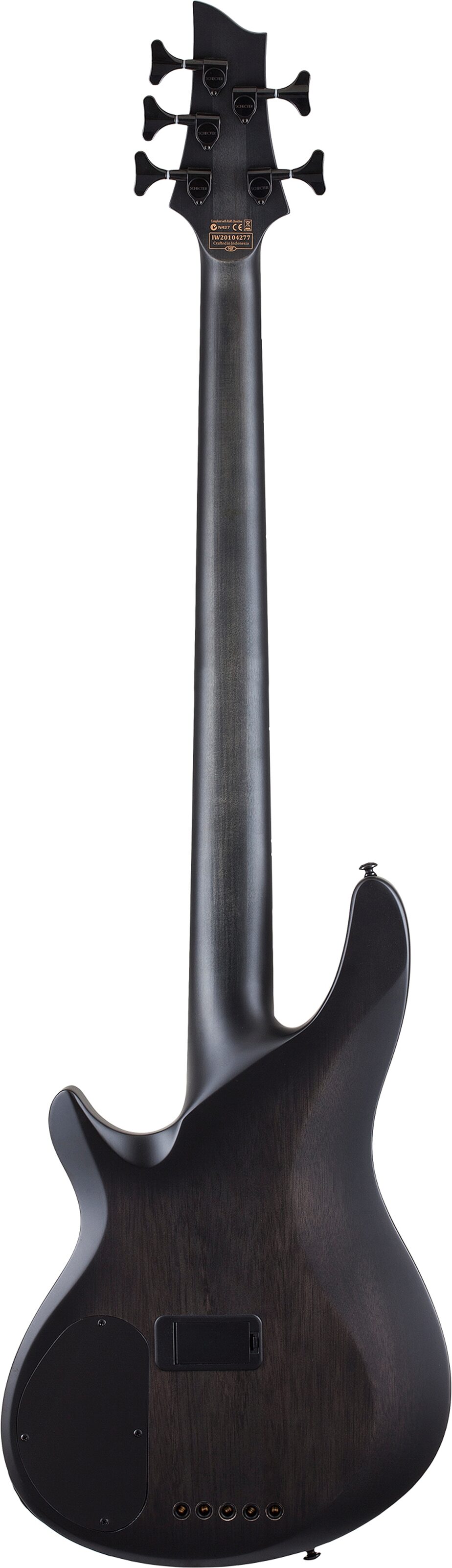 Schecter C-5 GT Electric Bass, Action Position Back