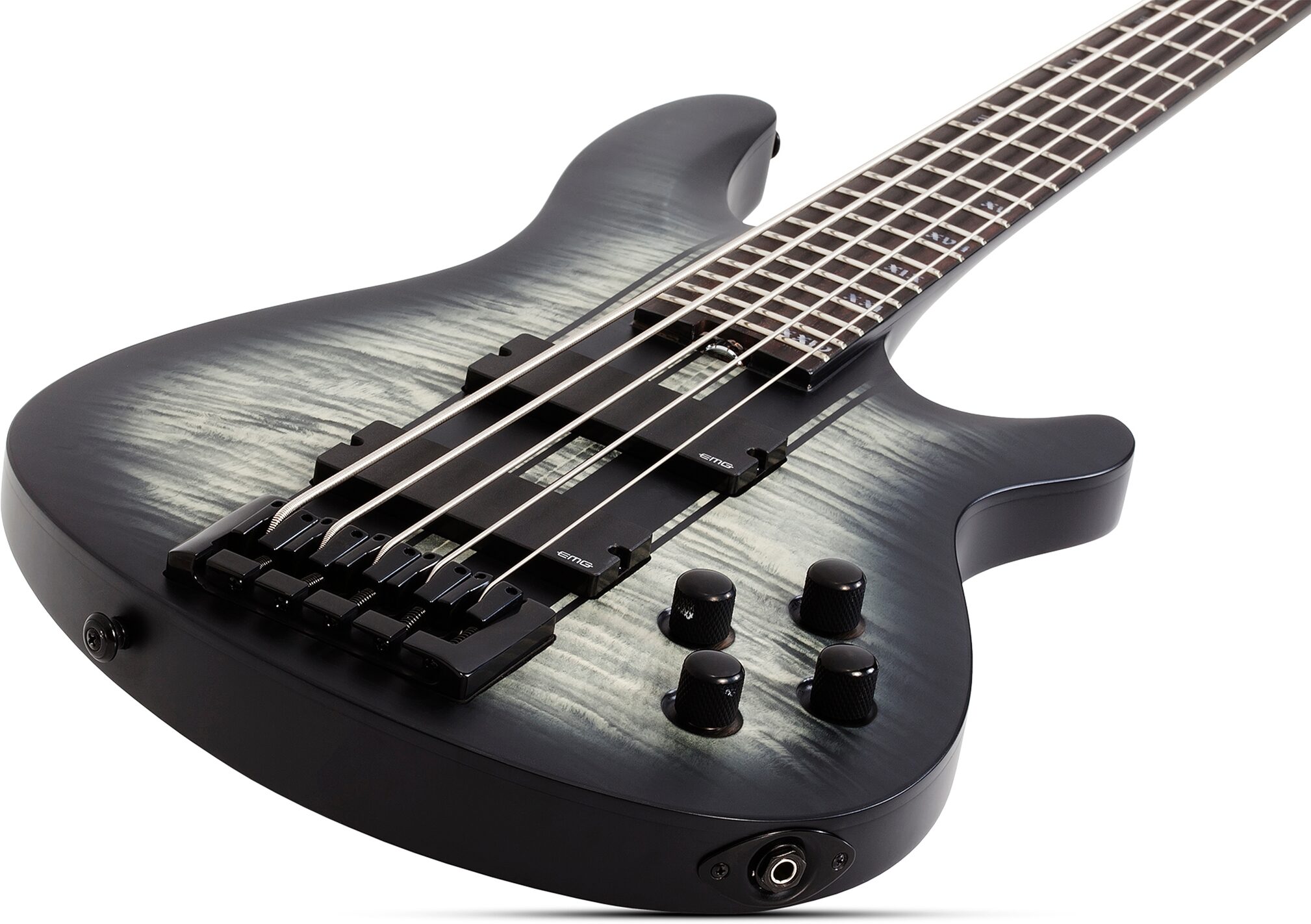 Schecter C-5 GT Electric Bass, Action Position Back