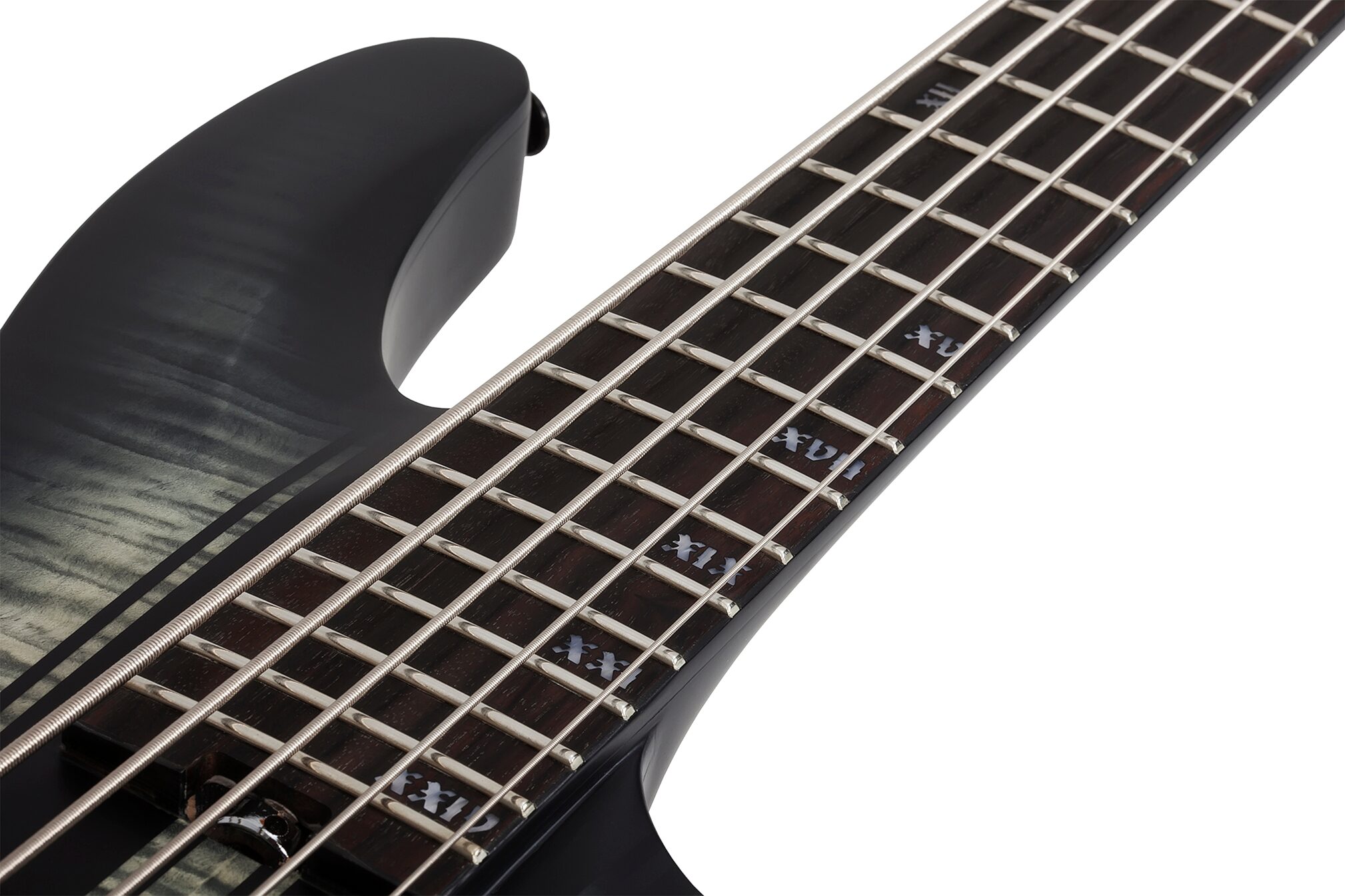 Schecter C-5 GT Electric Bass, Action Position Back
