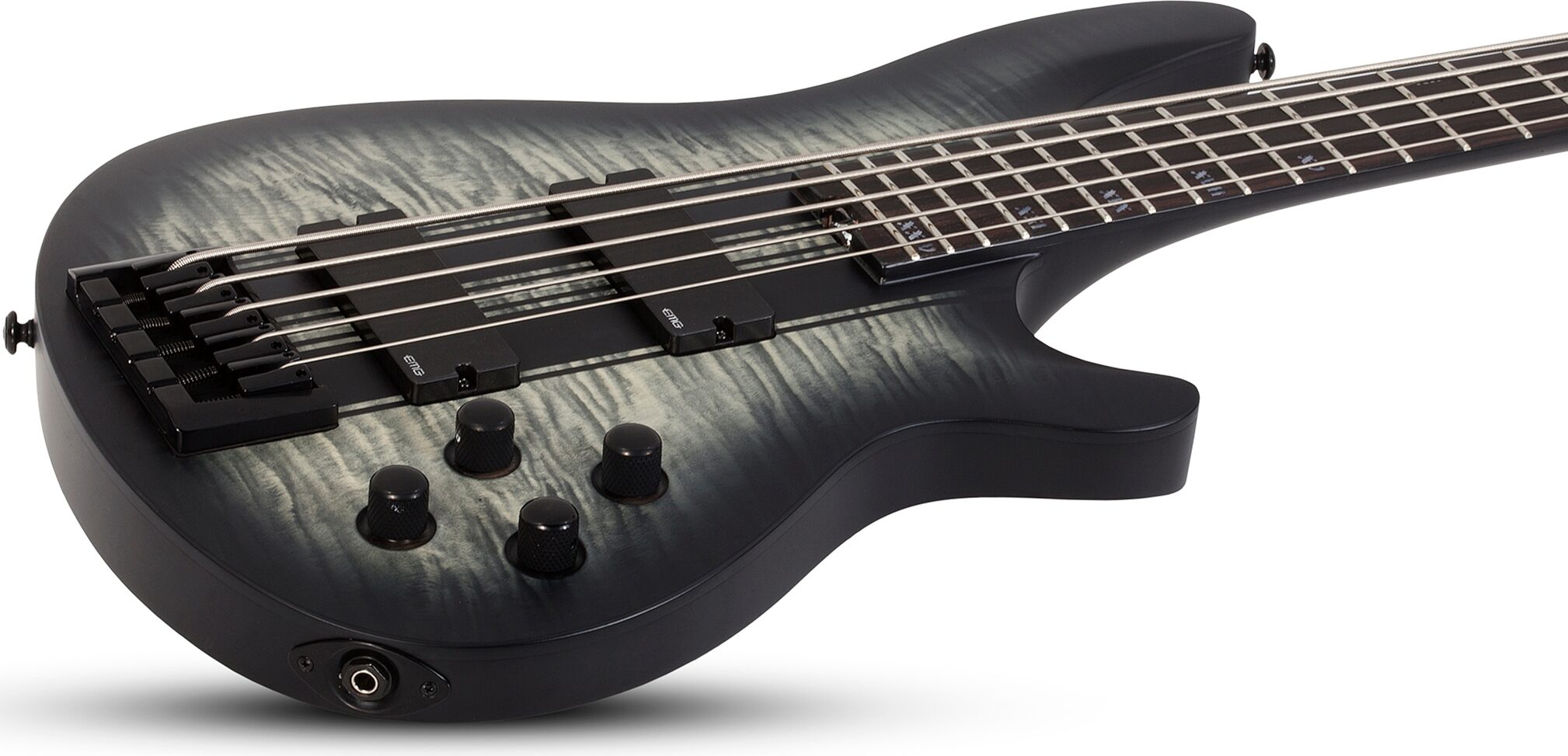 Schecter C-5 GT Electric Bass, Action Position Back