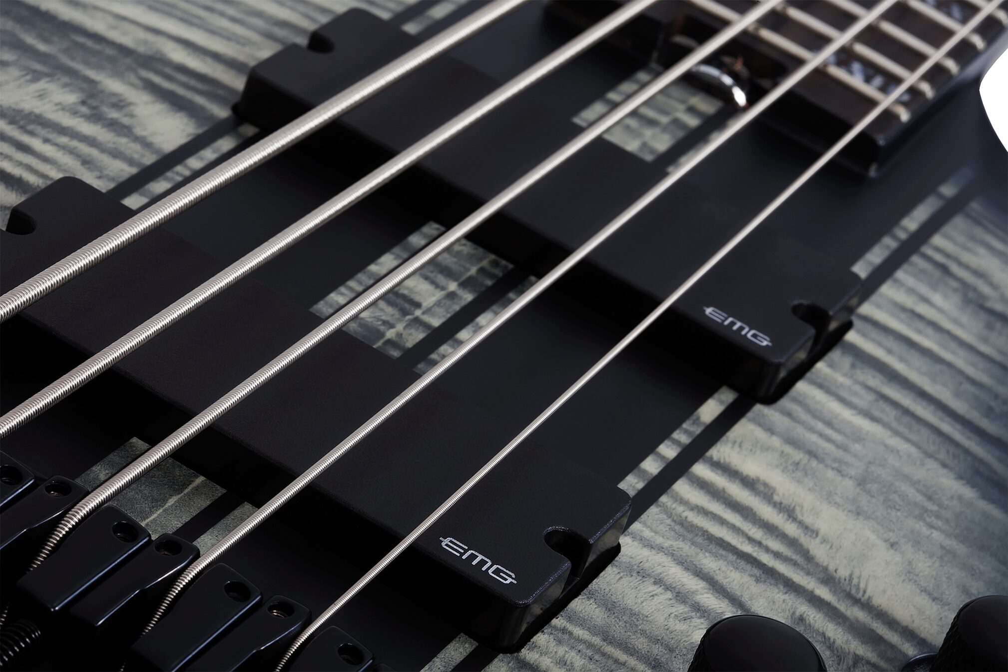 Schecter C-5 GT Electric Bass, Action Position Back