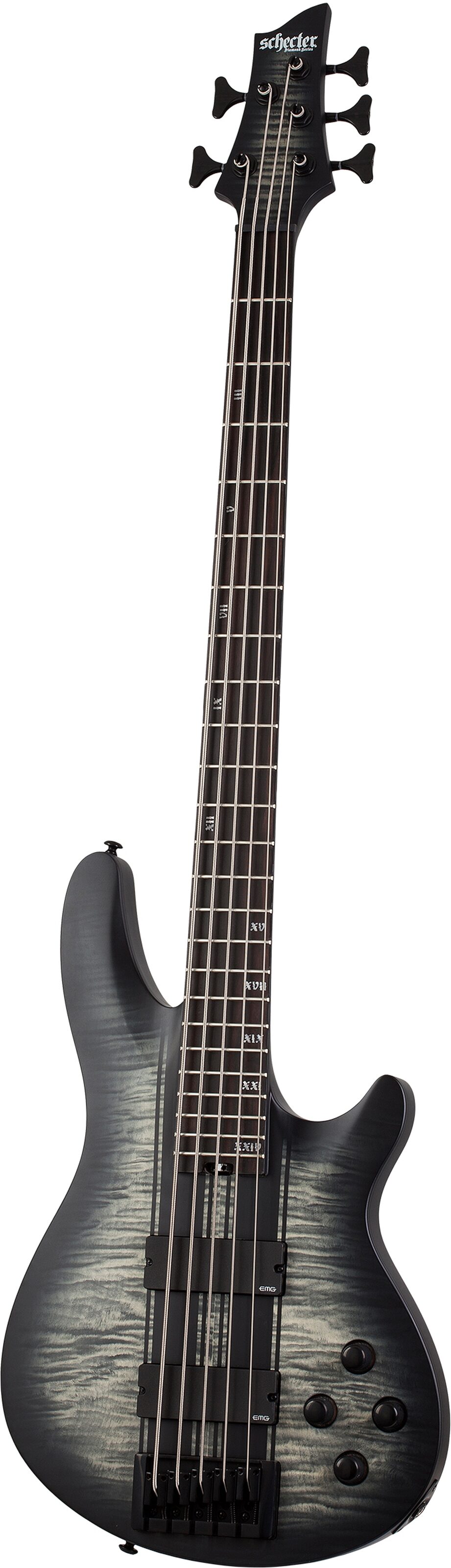 Schecter C-5 GT Electric Bass, Action Position Back