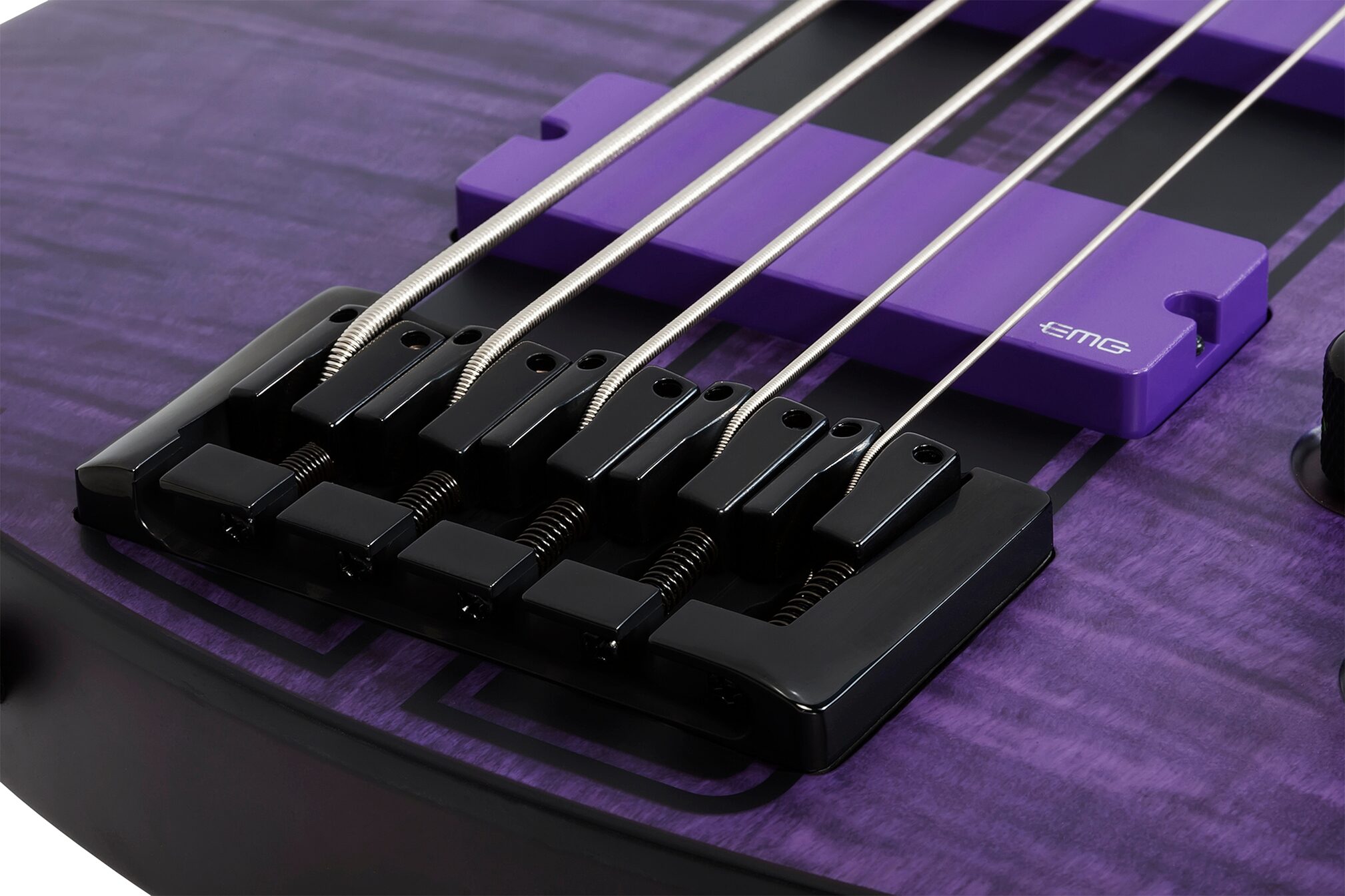 Schecter C-5 GT Electric Bass, Action Position Back