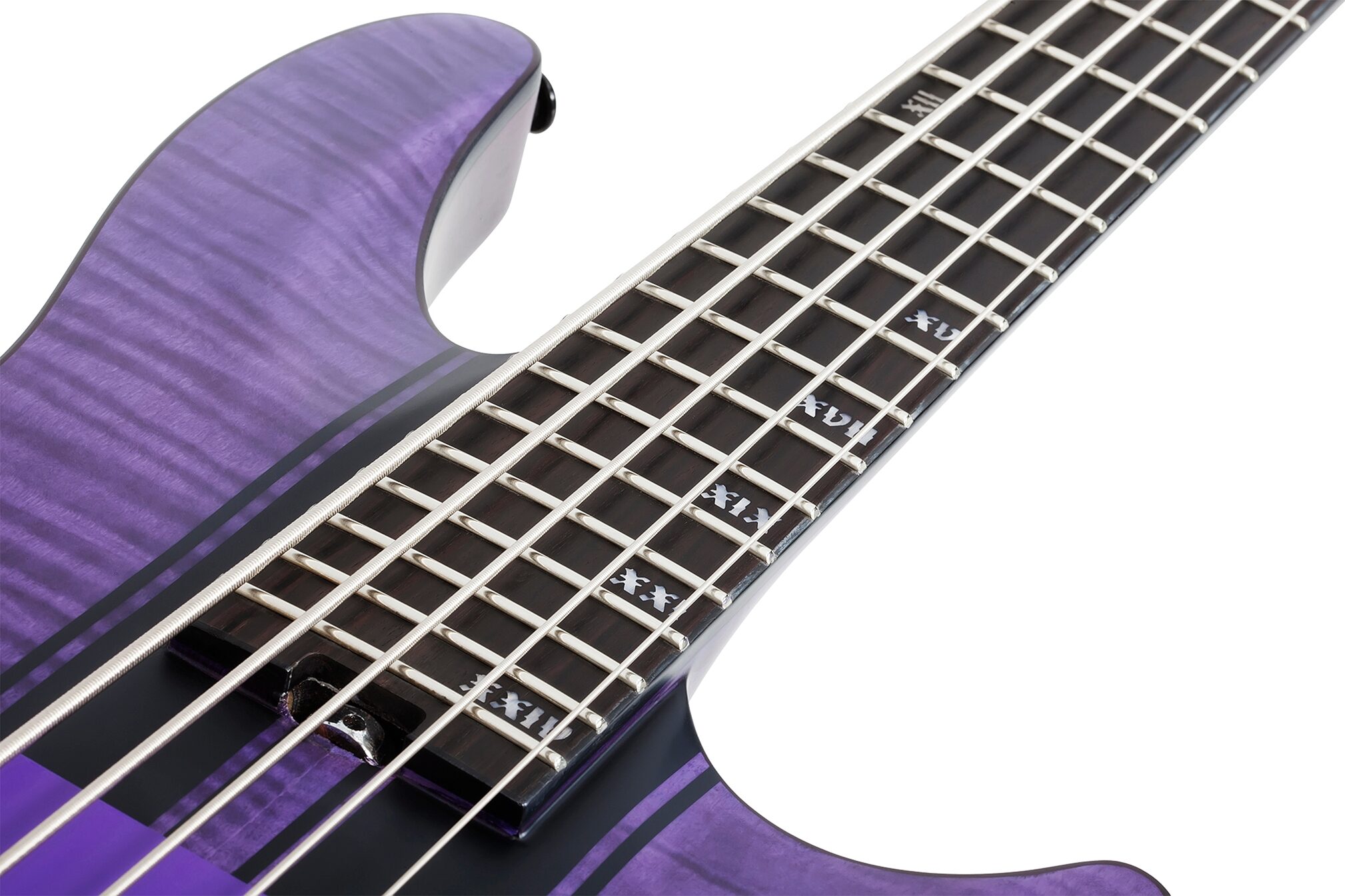 Schecter C-5 GT Electric Bass, Action Position Back