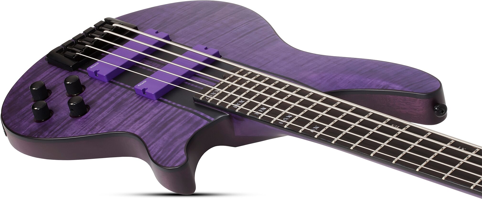 Schecter C-5 GT Electric Bass, Action Position Back