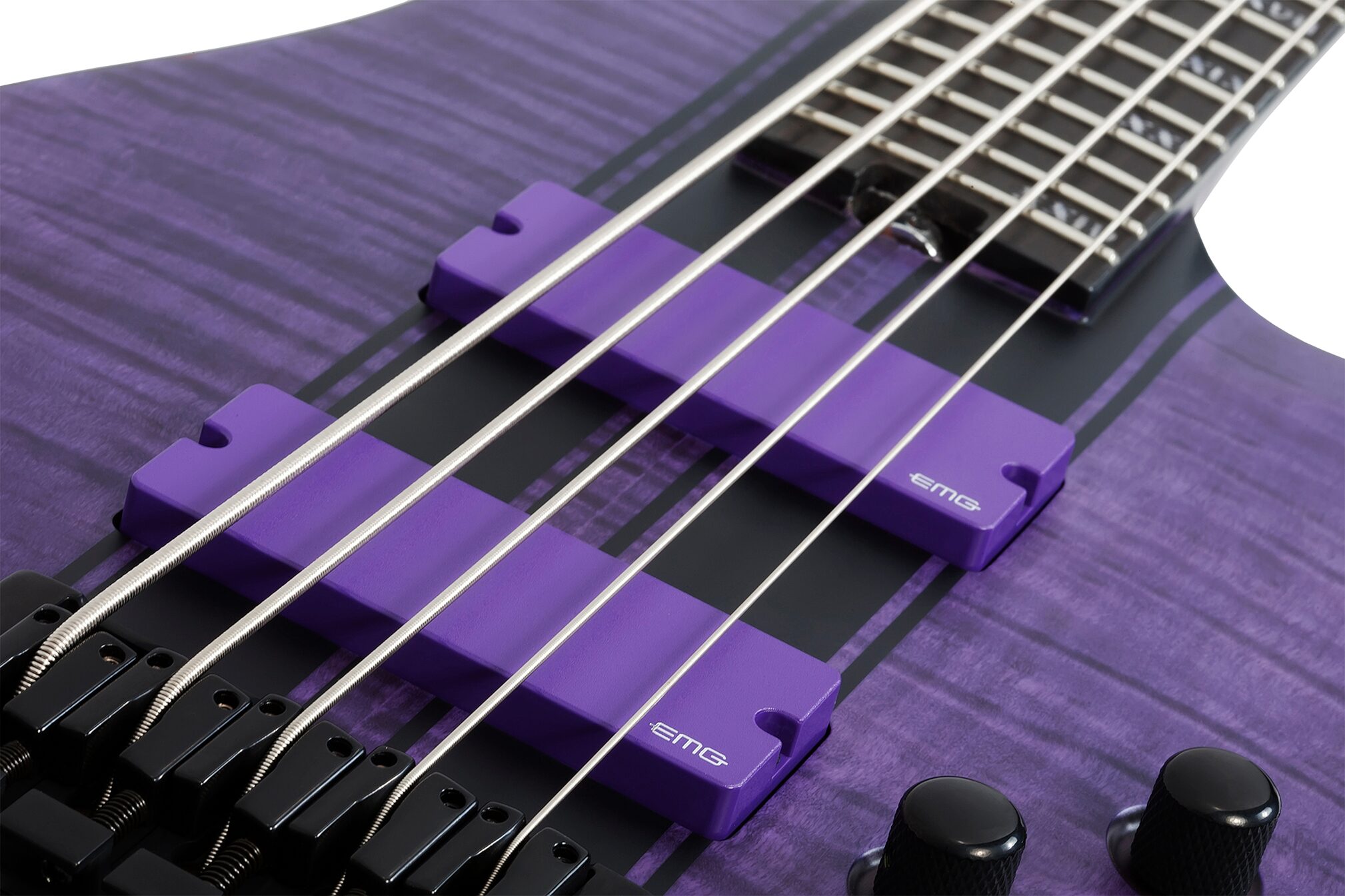 Schecter C-5 GT Electric Bass, Action Position Back