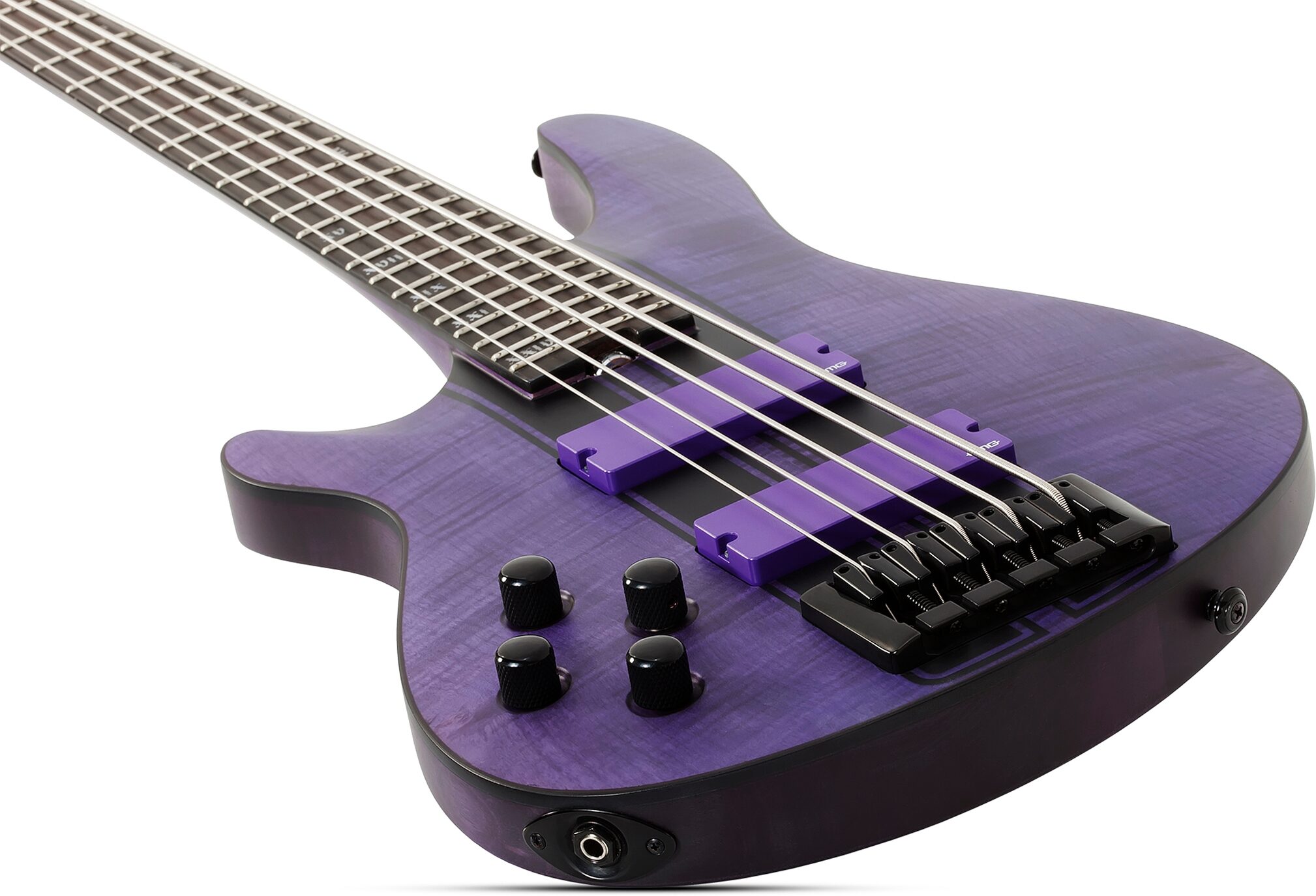 Schecter C-5 GT Electric Bass, Left-Handed, Body Detail
