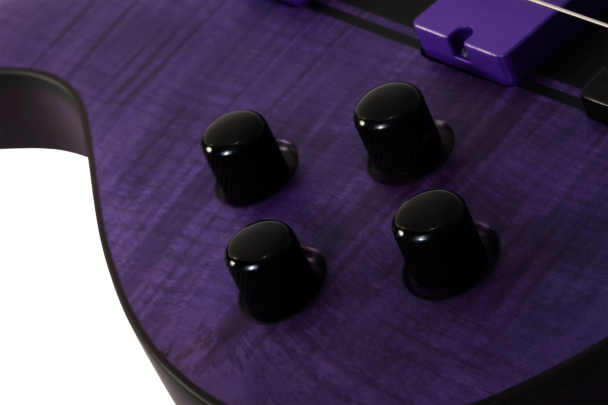 Schecter C-5 GT Electric Bass, Left-Handed, Knobs Detail