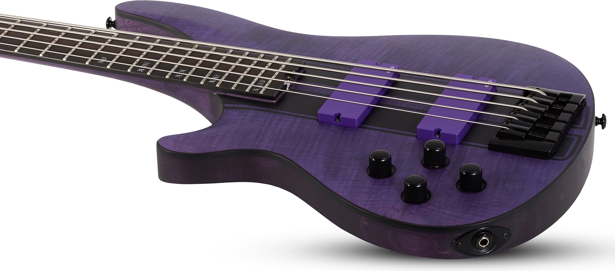 Schecter C-5 GT Electric Bass, Left-Handed, Body Detail