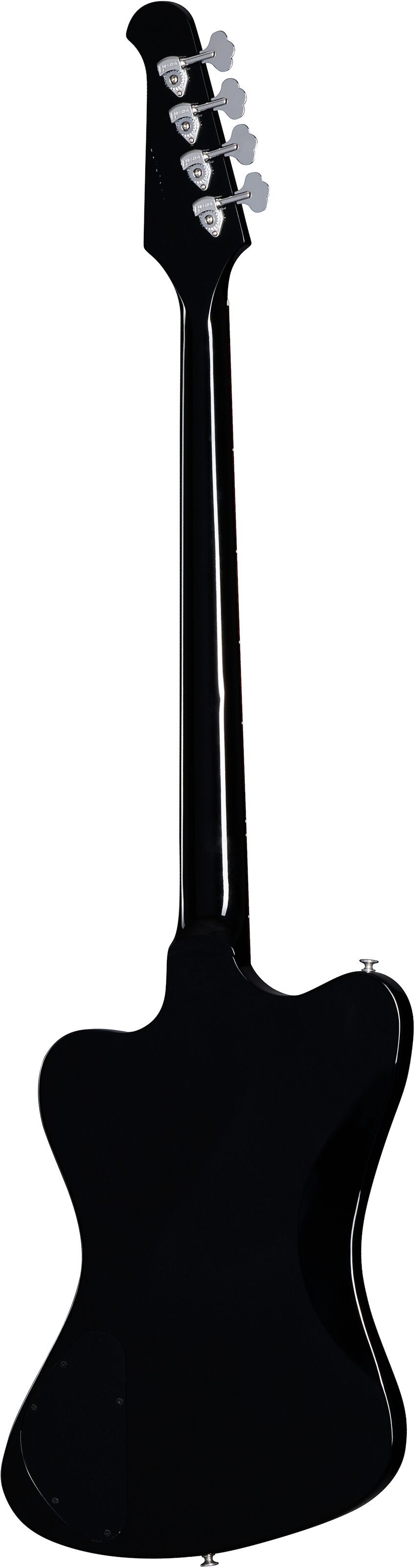 Gibson Non-Reverse Thunderbird Electric Bass (with Case), Ebony, Action Position Back