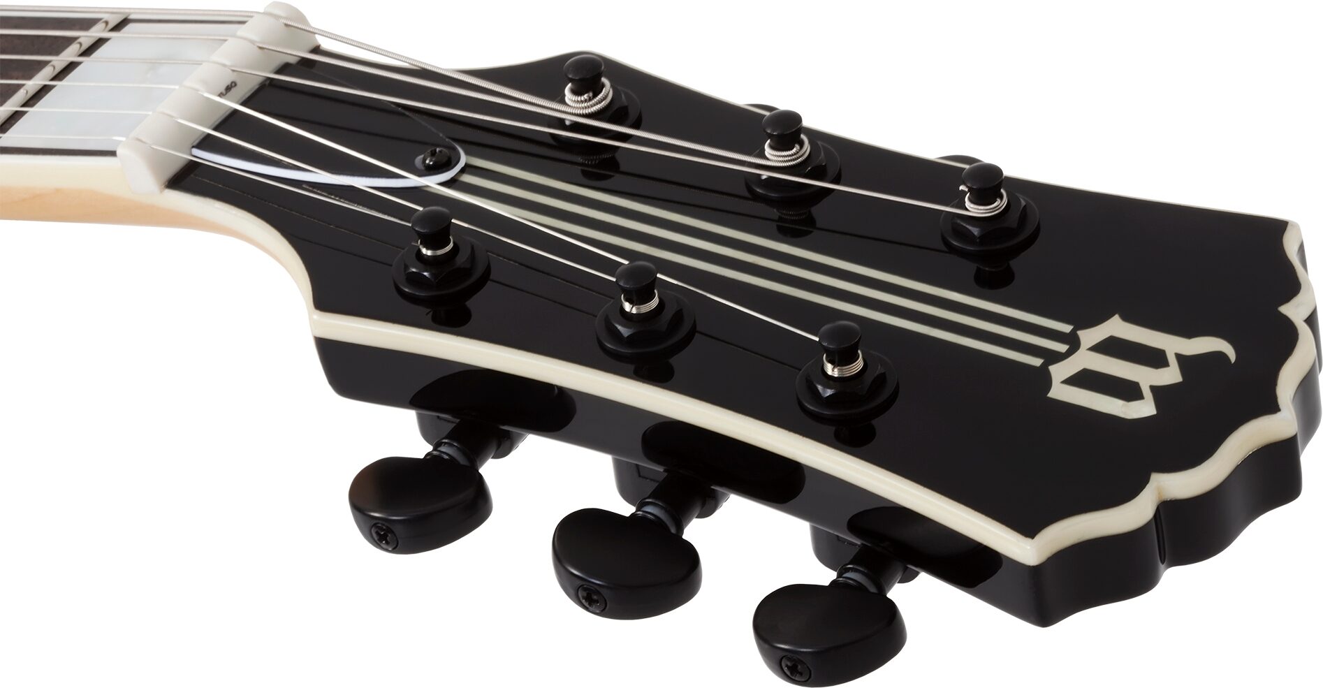 Wylde Audio Barbarian Rawtop Electric Guitar, Grimmest Green, Open Box (Very Good), Action Position Back