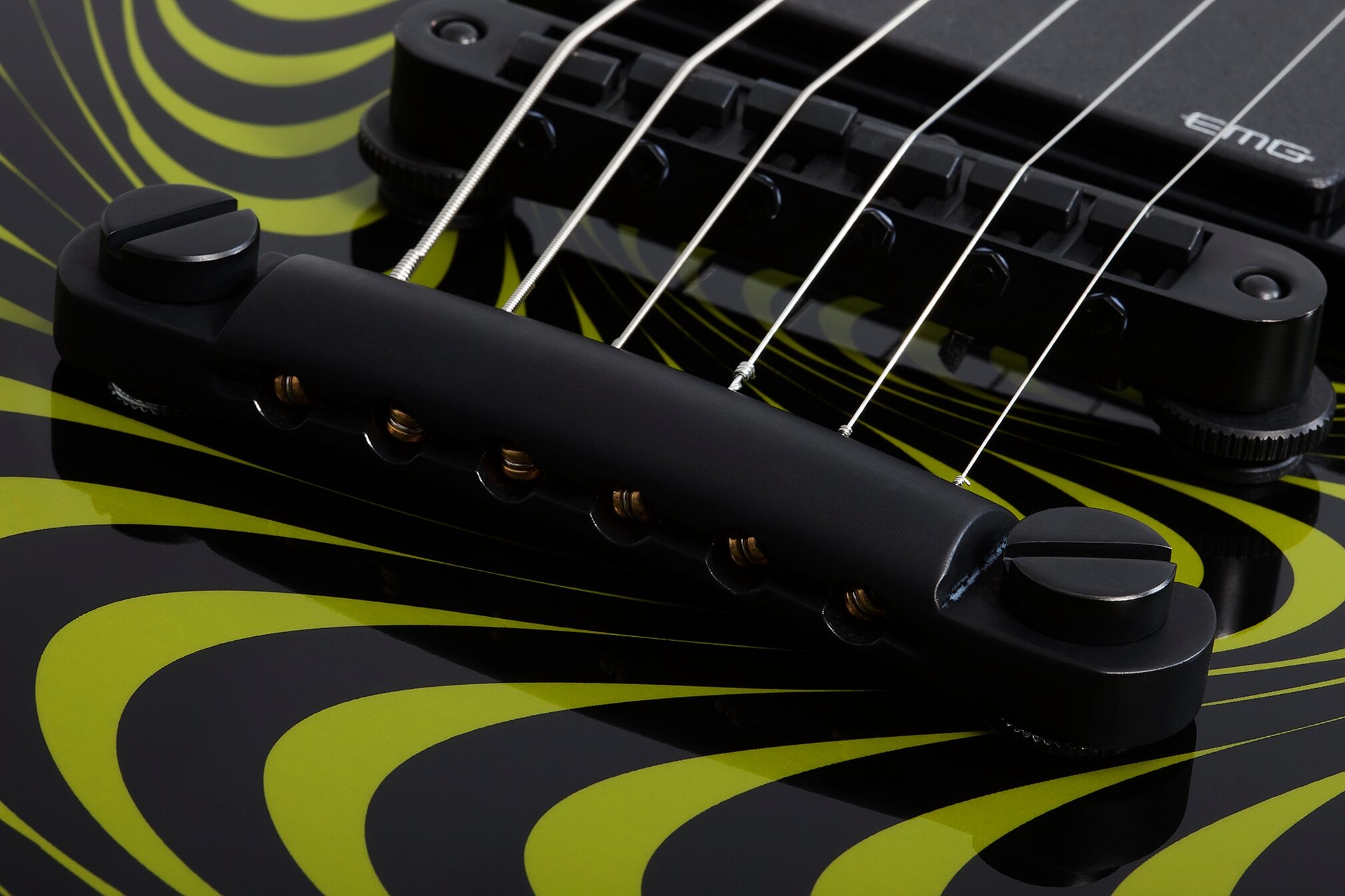 Wylde Audio Barbarian Rawtop Electric Guitar, Grimmest Green, Open Box (Very Good), Action Position Back