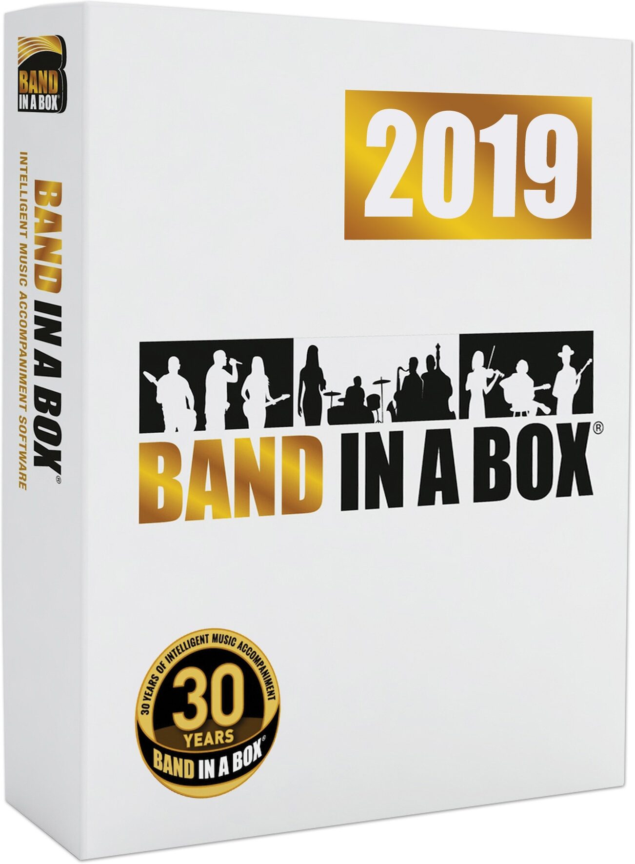 PG Music Band-in-a-Box 2019 Pro Software (Mac OS X), Boxshot Front
