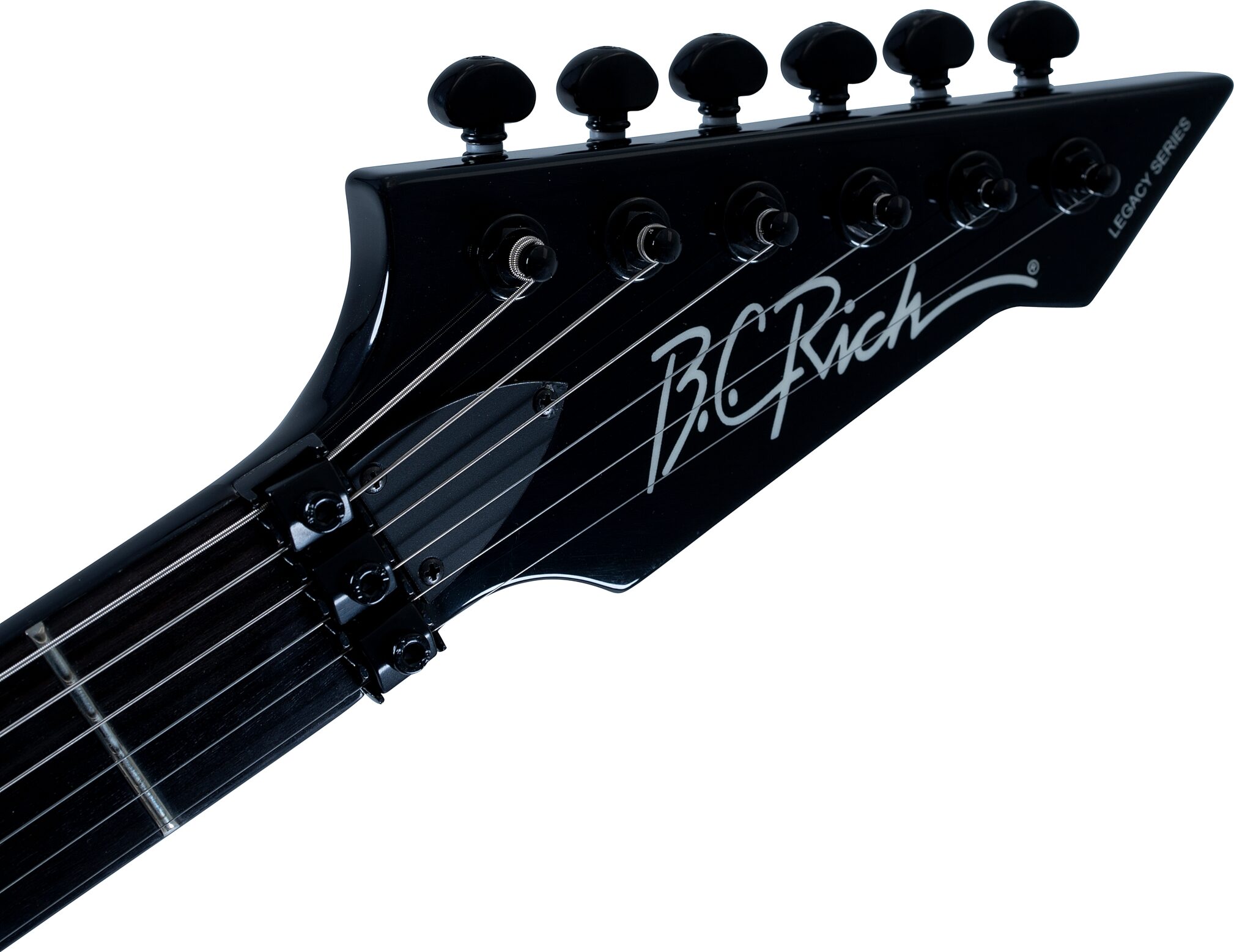 B.C. Rich Ironbird MK1 Legacy FR Electric Guitar, Green Crackle, Action Position Back