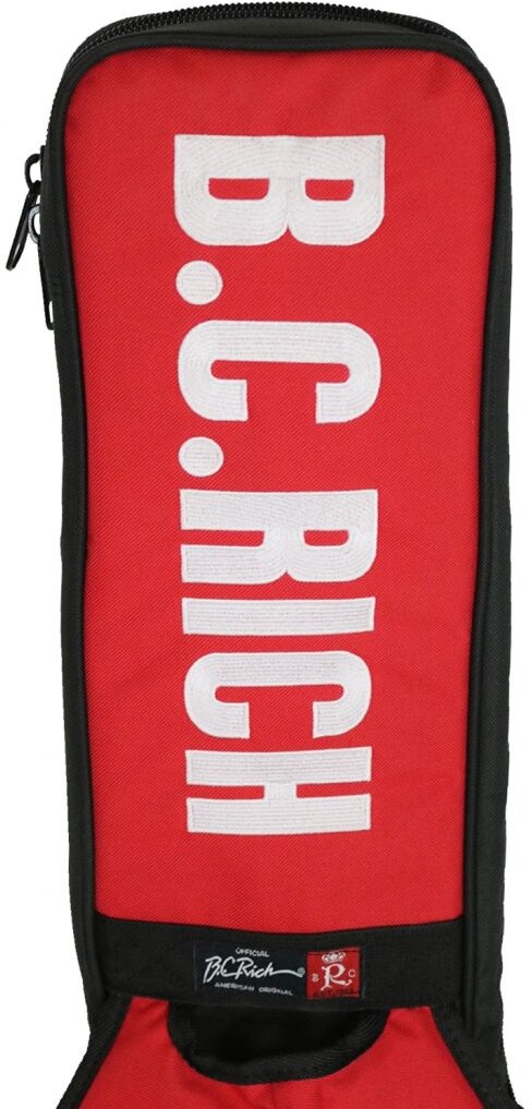B.C. Rich Model D Premium Guitar Gig Bag, New, Action Position Back