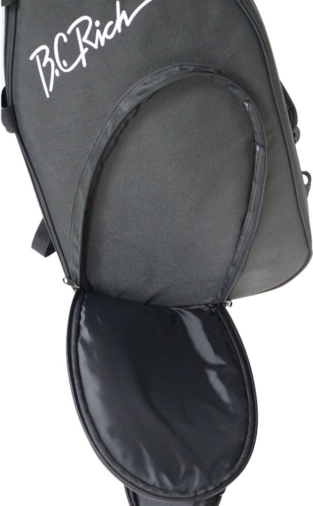 B.C. Rich Model D Premium Guitar Gig Bag, New, Action Position Back