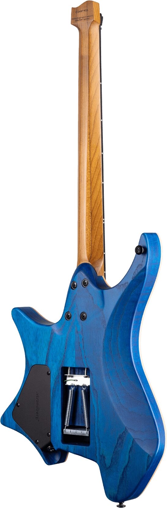 Strandberg Boden Prog NX 6 Electric Guitar (with Gig Bag), Deep Blue, Action Position Back