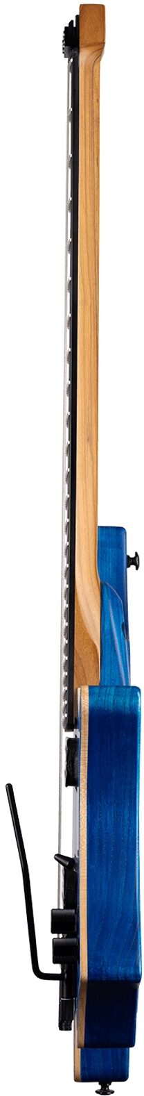 Strandberg Boden Prog NX 6 Electric Guitar (with Gig Bag), Deep Blue, Action Position Back