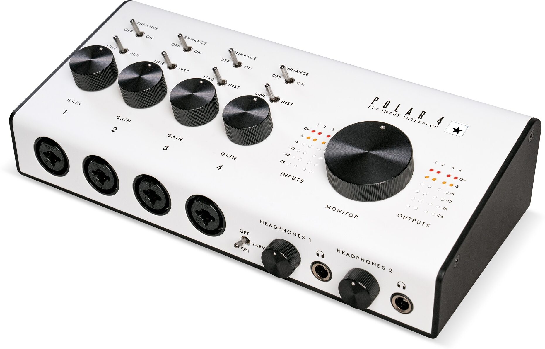 Blackstar Polar 4 Four-Channel USB Audio Guitar Interface, New, Action Position Back