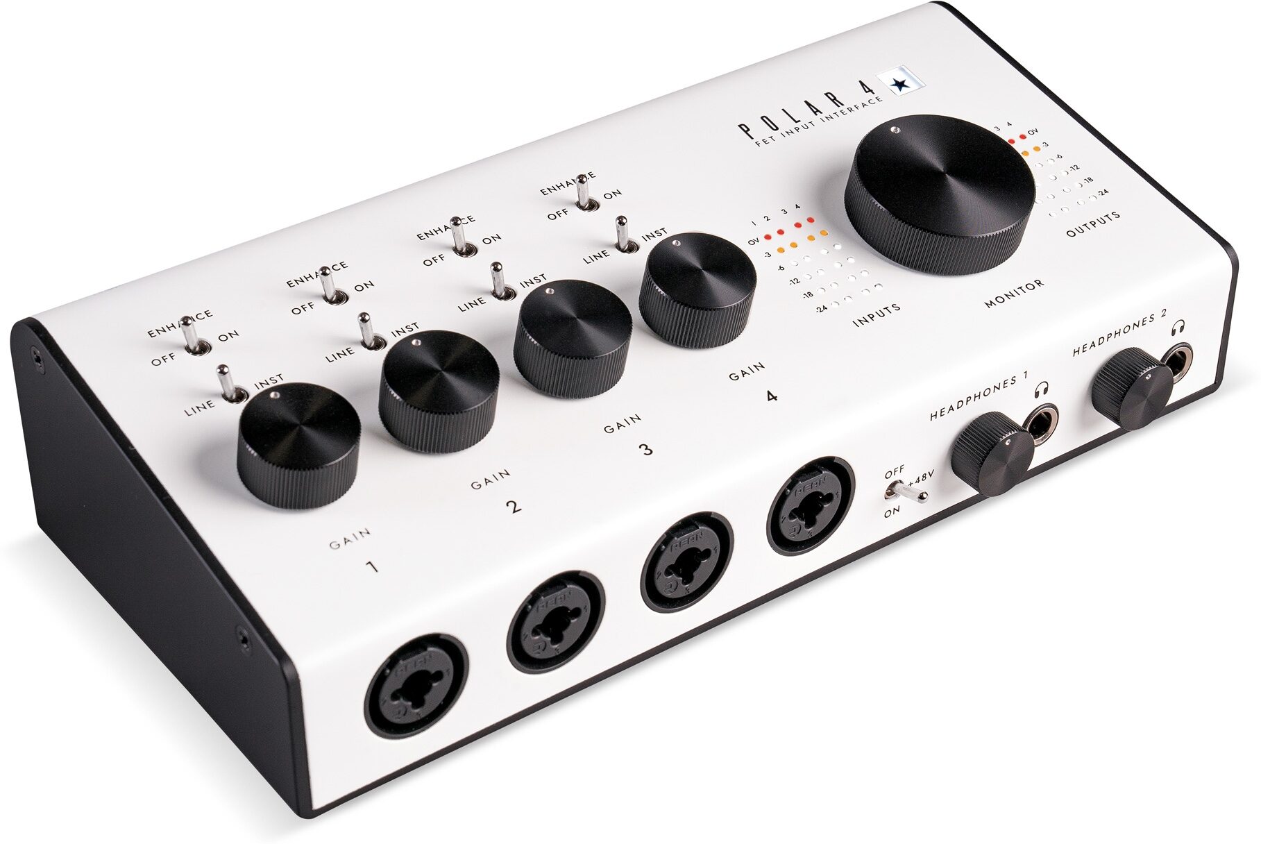 Blackstar Polar 4 Four-Channel USB Audio Guitar Interface, New, Action Position Back