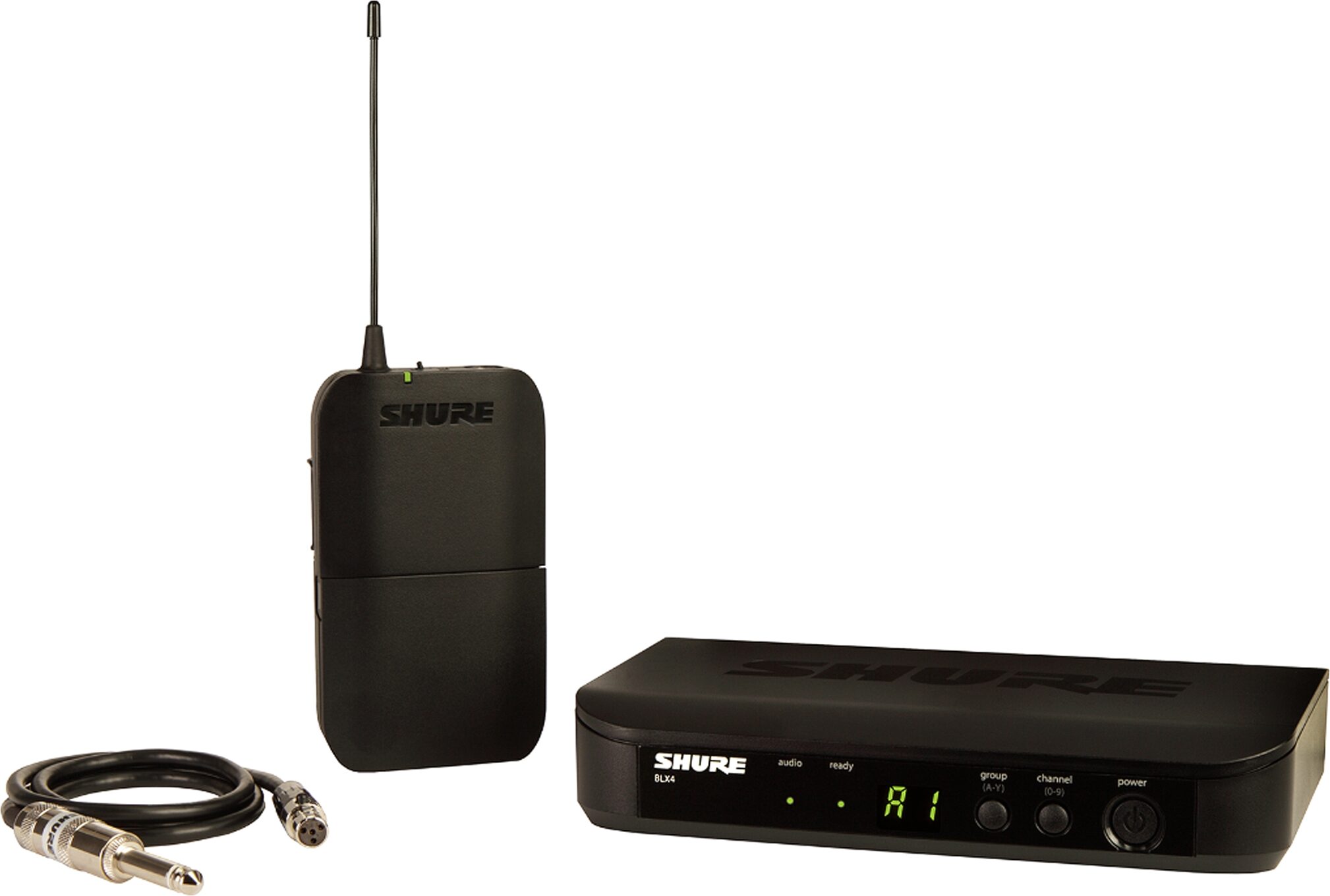 Shure BLX14 Wireless Guitar System, Band H9 (512-542 MHz), Main