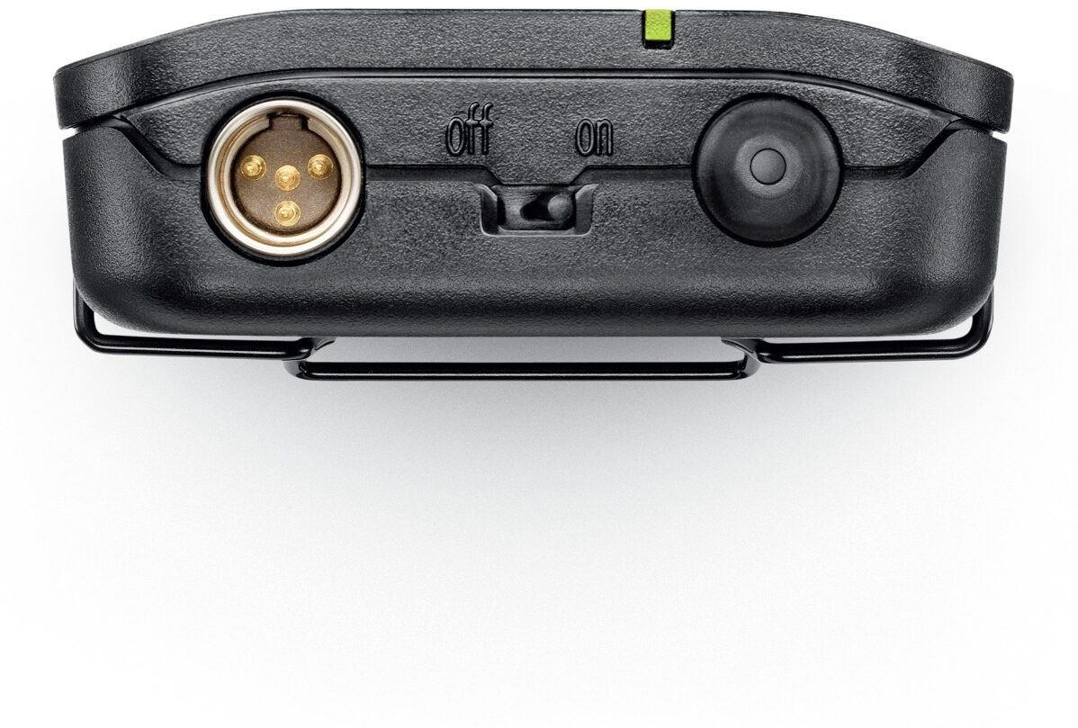 Shure BLX1288/W85 Dual-Channel Combo SM58 Handheld and WL185 Lavalier Wireless Microphone System, Detail Side