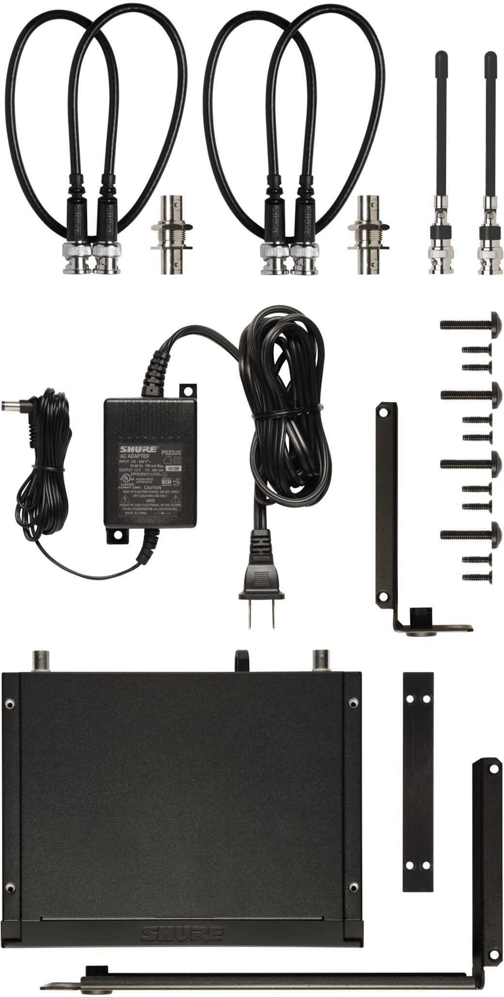 Shure BLX14R/MX53 Wireless Headset Microphone System, Band J11 (596-616 MHz), Detail Side