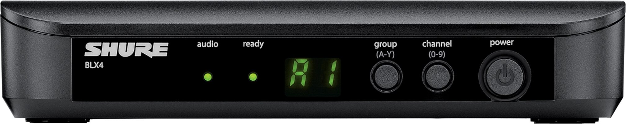 Shure BLX14/SM31 Wireless System with SM31FH Fitness Headset Microphone, Band H10 (542-572 MHz), Receiver Front