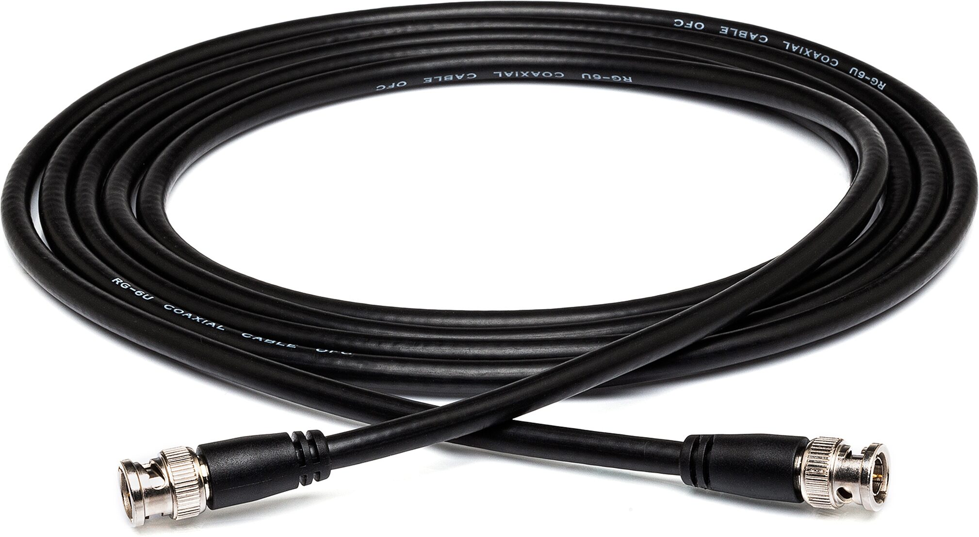 Hosa BNC-06-100 Pro 75-ohm Coax Cable, 10 foot, BNC-06-110, Action Position Back