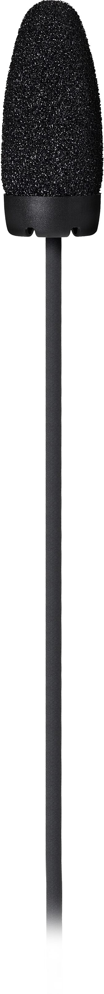 Audio-Technica BP899 Subminiature Omnidirectional Condenser Lavalier Microphone, Black, Unterminated, Action Position Back