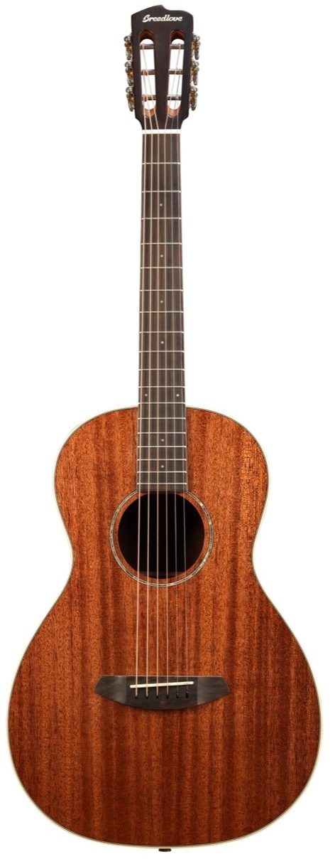 Breedlove Pursuit Parlor All-Mahogany Acoustic-Electric Guitar, Main