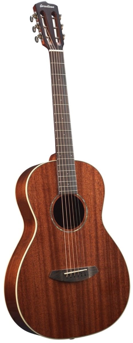 Breedlove Pursuit Parlor All-Mahogany Acoustic-Electric Guitar, ve